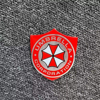 Resident Evil Umbrella Corporation Metal Badge