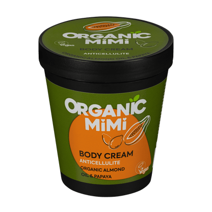 Organic Mimi, Body Cream Antiсellulite Almond & Papaya, 200 ml