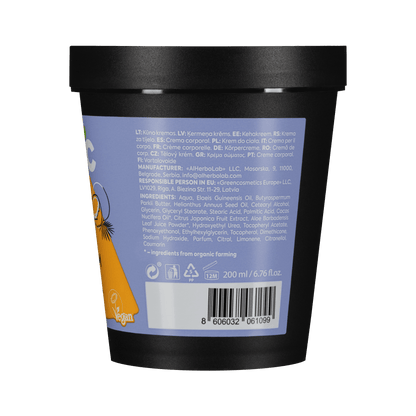 Organic Mimi, Body Cream Moisturizing Coconut & Kumquat, 200 ml