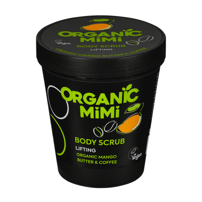 Organic Mimi, Body Scrub Lifting Mango & Coffee, 250 g