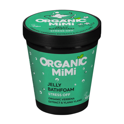 Organic Mimi, Jelly Bathfoam Stress Off Verbena & Ylang Ylang, 200 ml