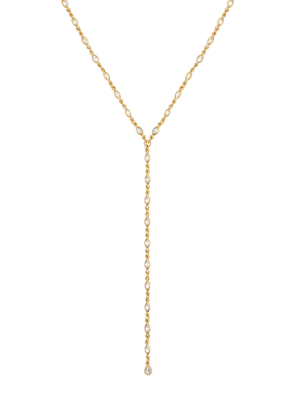 Portia Marquise Lariat Necklace