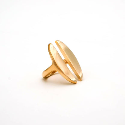 Double Oval Disc Ring | Pata