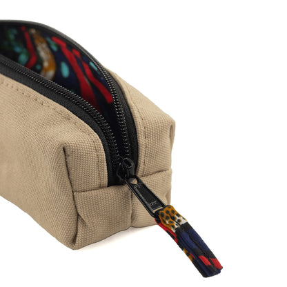 Pencil Pouch Zipper Bag – Fair Trade Cotton Canvas Pencil Case