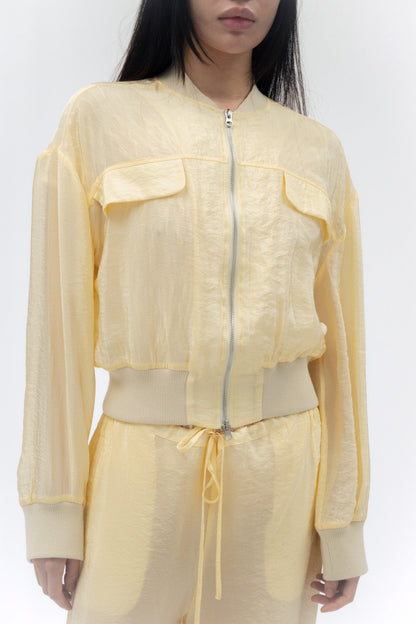 FABIO VOILE JACKET IN BUTTER