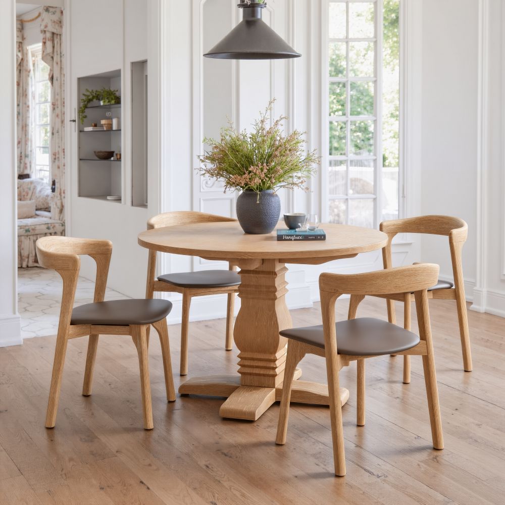 Pioro Faux Leather Dining Chair 2PC