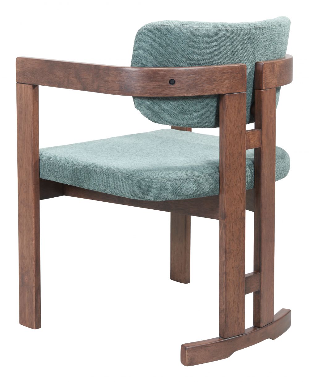 Poly Moss Gray Fabric Dining Chair