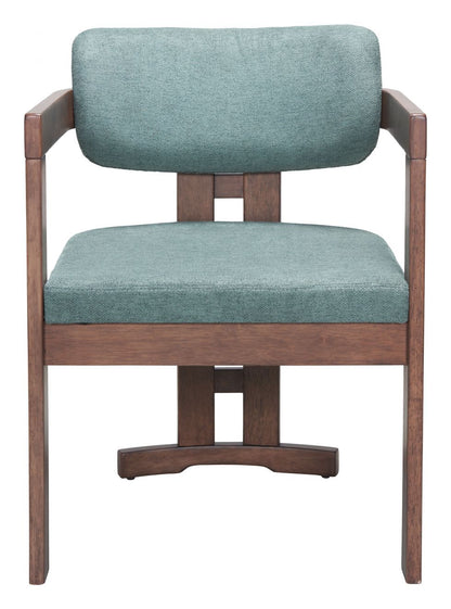Poly Moss Gray Fabric Dining Chair
