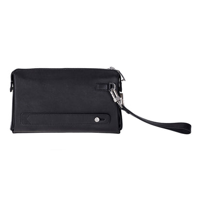 Lupus Leather Clutch Bag – Genuine Leather Wrist Clutch for Men & Women for Everyday Elegance | Minimal & Handcrafted