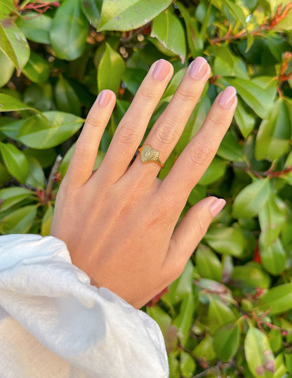 Radiant Heart Ring