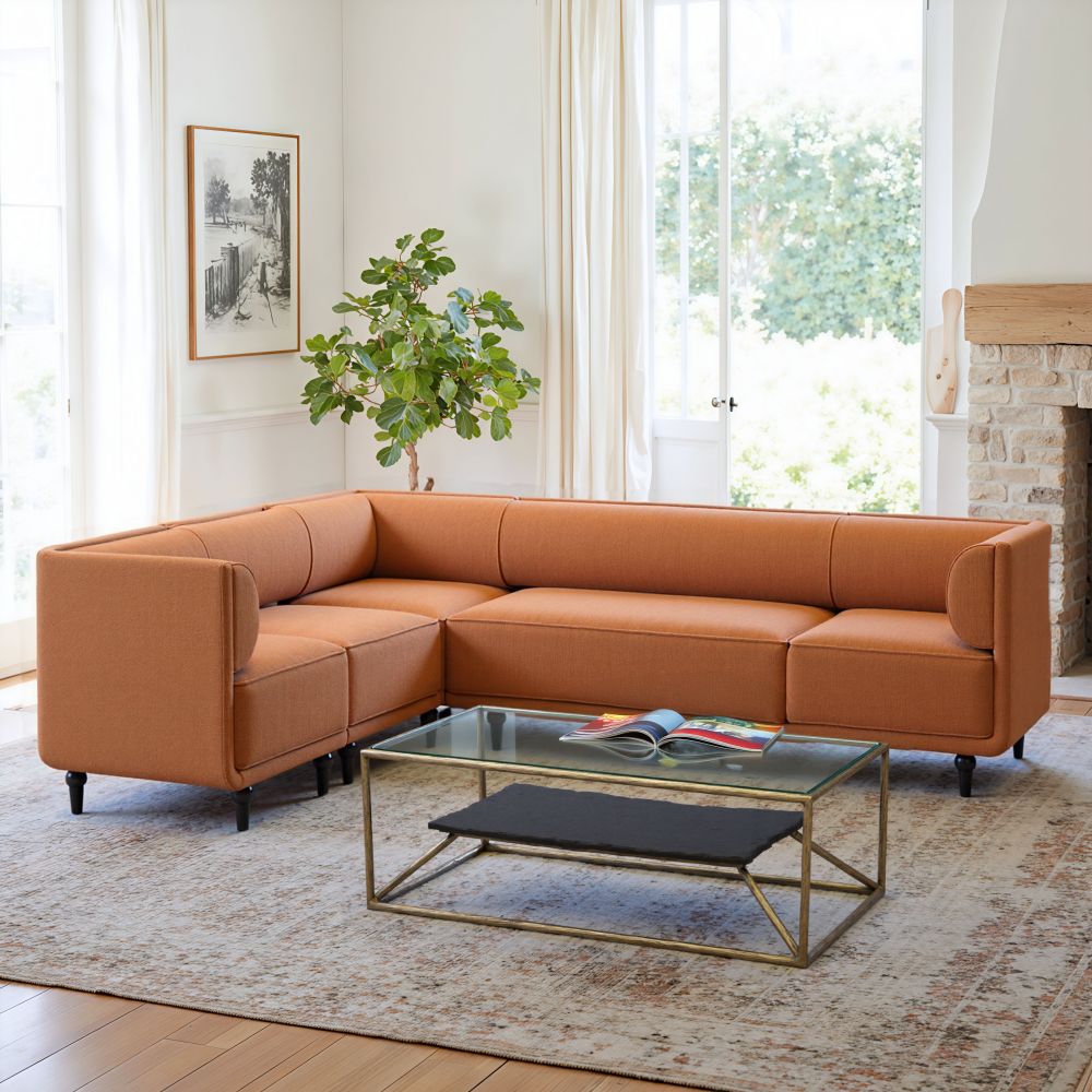 Ranol Glass Top Rectangular Coffee Table