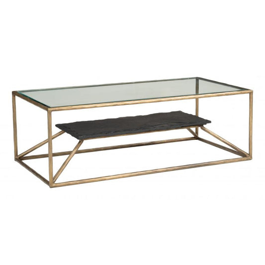 Ranol Glass Top Rectangular Coffee Table