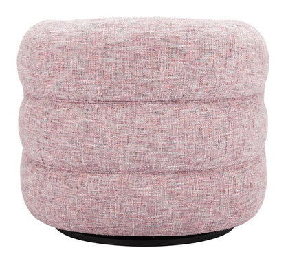 Refine Textured Fabric Swivel Club Chair