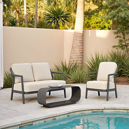 Rein Olefin Fabric Outdoor Accent Chair