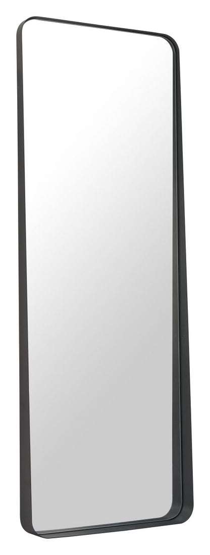 Riga Steel Frame Black Floor Mirror