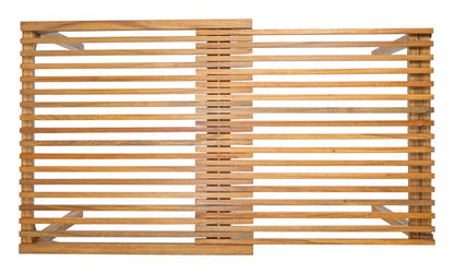 Riviera Natural Wooden Extendable Outdoor Dining Table