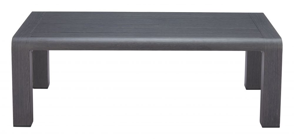 Rolig Aluminum Black Outdoor Coffee Table