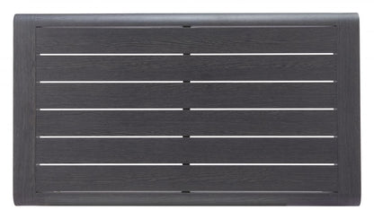 Rolig Aluminum Black Outdoor Coffee Table