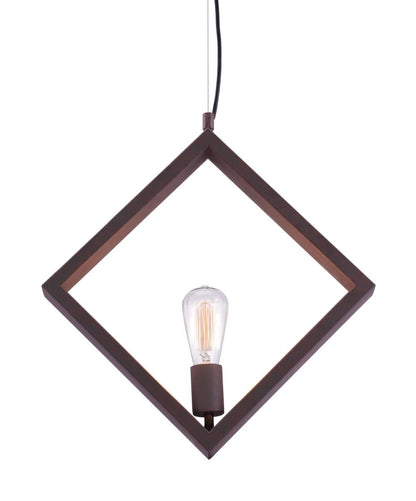 Rotorura Steel Rust Ceiling Lamp