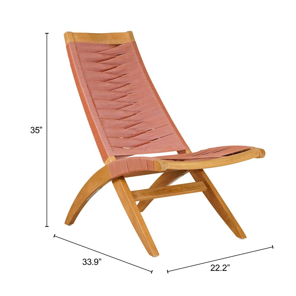 Rova Solid Wooden Frame Outdoor Lounge Chair