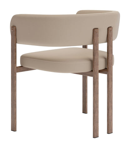 Ruge Faux Leather Dining Chair 2PC