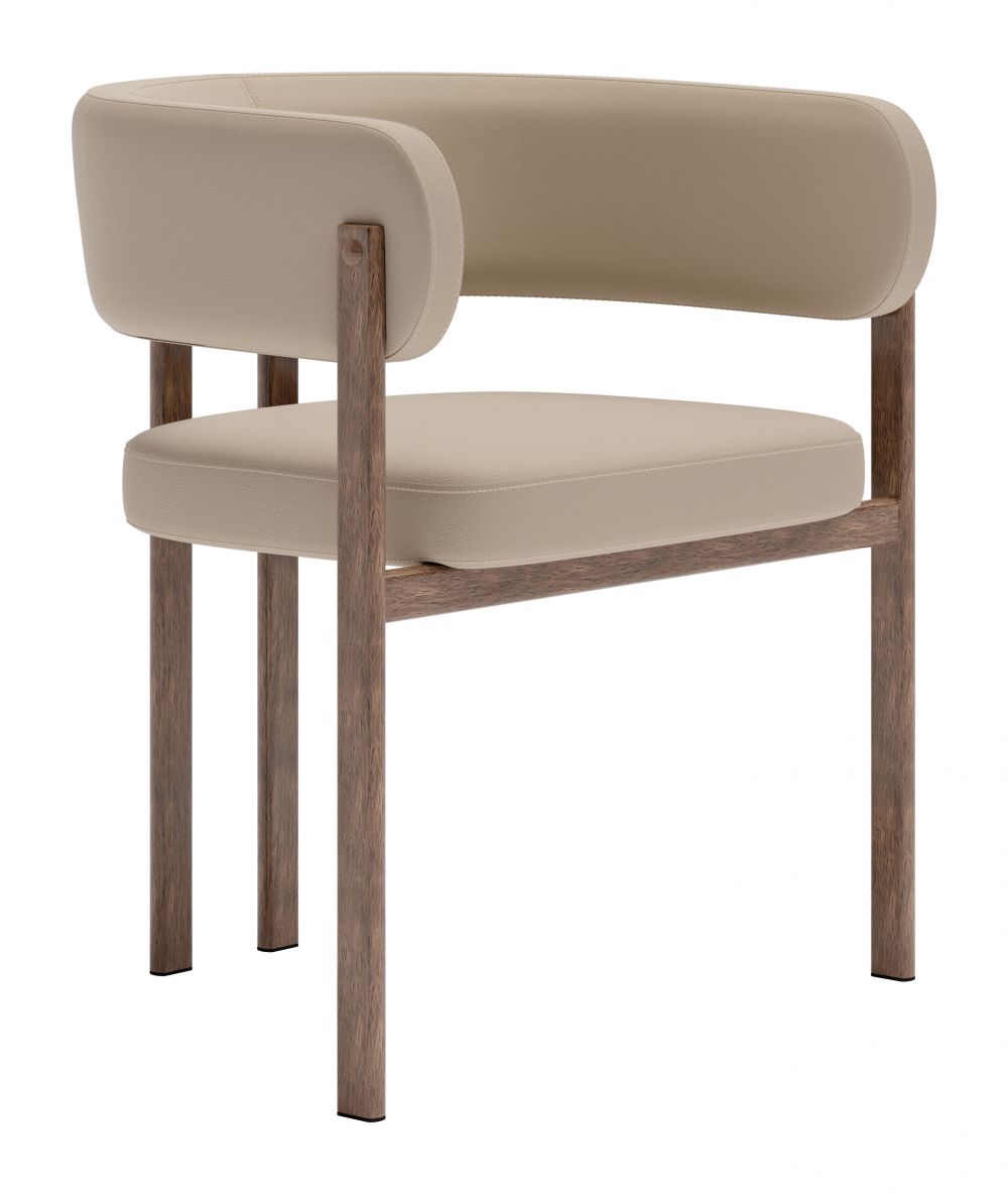 Ruge Faux Leather Dining Chair 2PC