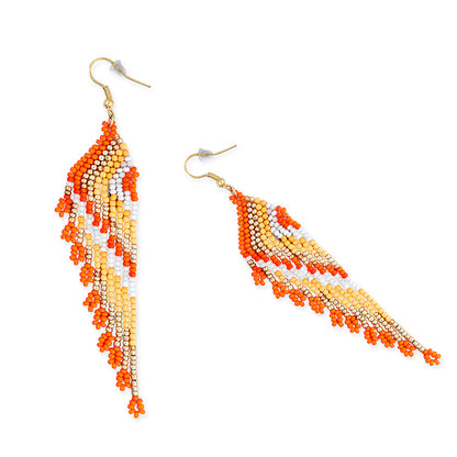 Thunderbird Wing Beaded Earrings