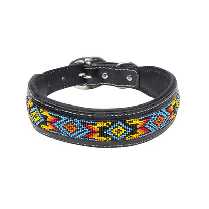 Dodger Trail Hand-beaded Dog Collar