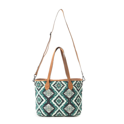 Desert Sky Star Tote Bag In Turquoise