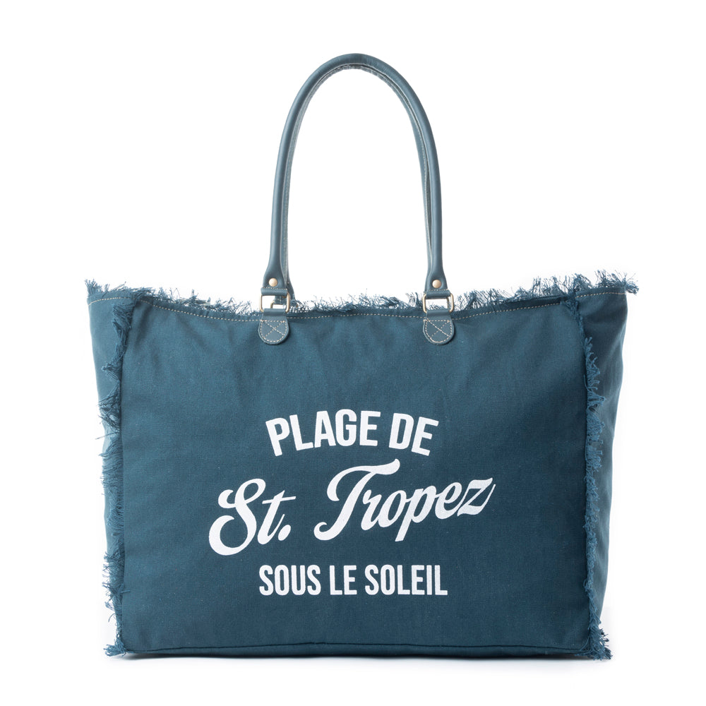 Saint Tropez Weekender Bag In Blue