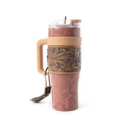 Wide Wyoming Tumbler In Brown