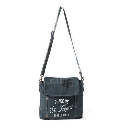 St. Tropez Explorer Shoulder Bag in Indigo