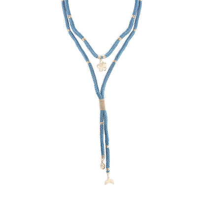Seaside Melody Lariat Necklace