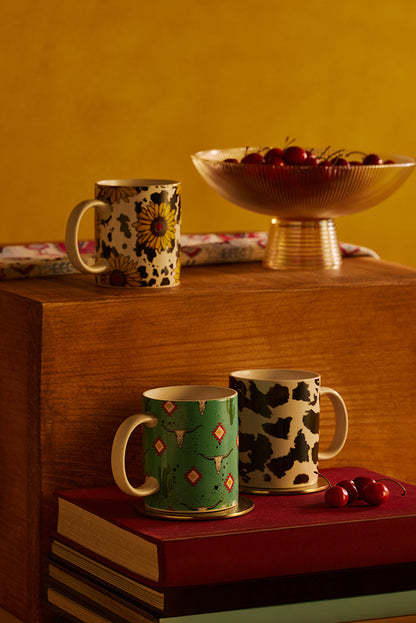 Sippinâ€™ in the South Ceramic Mug in Cactus Geometry