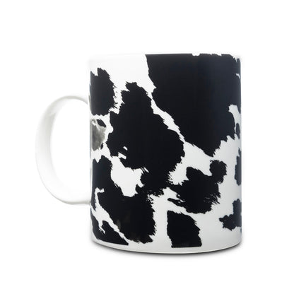 Sippinâ€™ in the South Ceramic Mug in Black Leopard Print