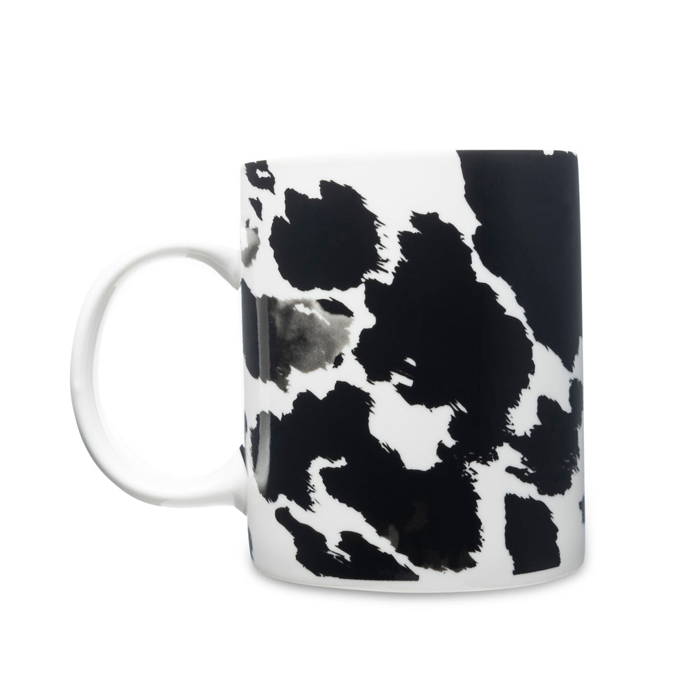 Sippinâ€™ in the South Ceramic Mug in Black Leopard Print