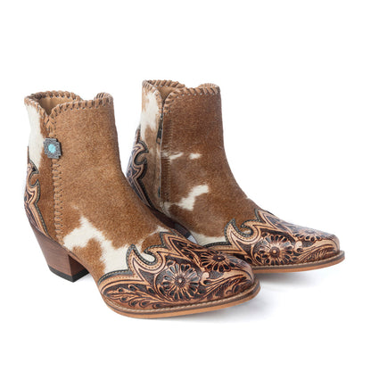 Mesa Hideaway Booties in Caramel