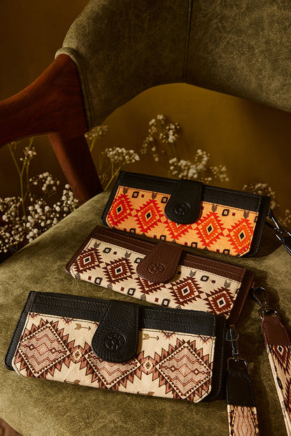 Sedona Sunset Wallet in Rust Orange