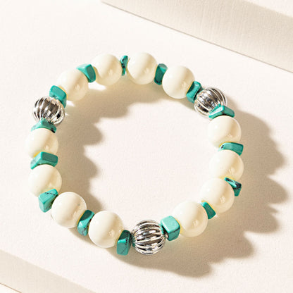 Lucky Mirage Bracelet in Ivory Blue