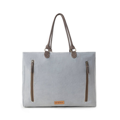 Myra Paisley Plains Weekender Bag in Cowboy Blue