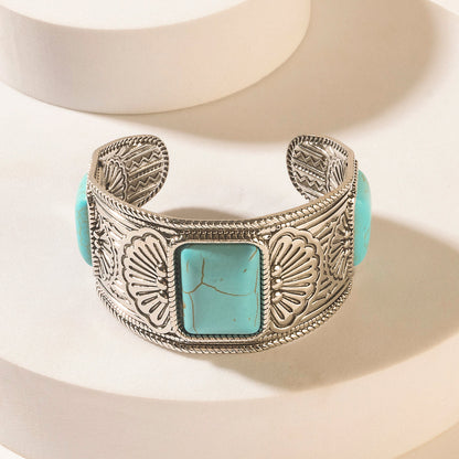 Myra Desert Sentinel Bracelet in Navajo Teal