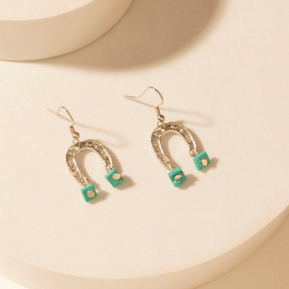 Myra Prairie Trinket Earrings Set in Saddle Silver