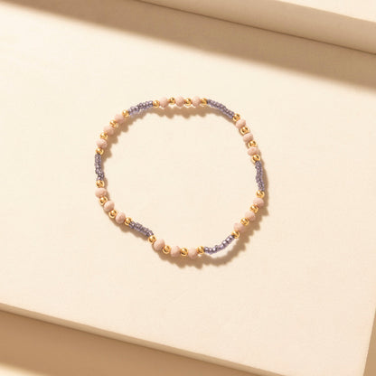 Myra Amethyst Trail Stack Bracelet in Desert Orchid
