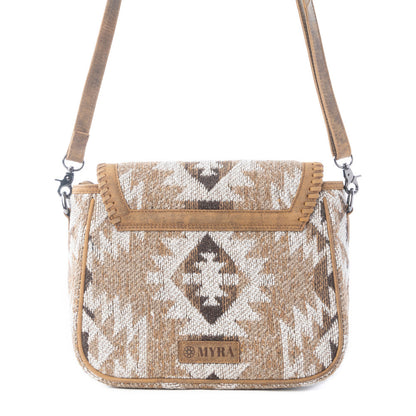 Myra Rising Falcon Woven Shoulder Bag in Prairie Sand