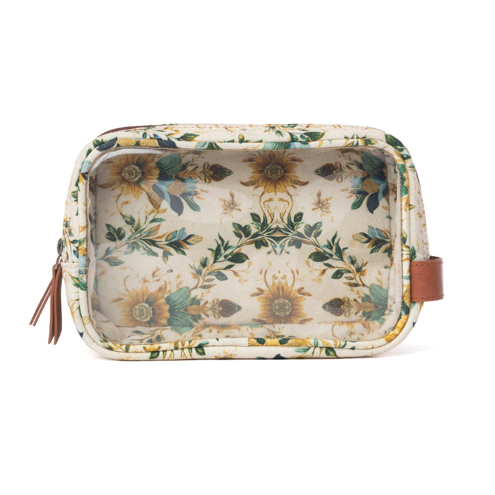 Myra Willow Grove Cotton & Plastic Men's Shaving Kit in Sage Linen