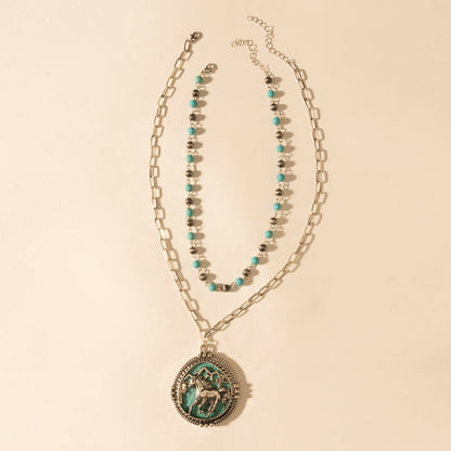 Myra The Lone Rider Chain in Turquoise