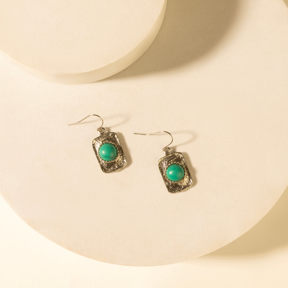 Myra Outrider Tassel Earrings in Desert Turquoise