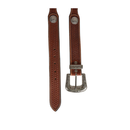 Rustic Woods Hand-Tooled Leather Women's Belt