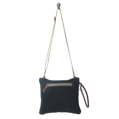 Myra Tincture Embossed Leather Crossbody Bag for Women Aztec Pattern, Adjustable Strap for Rodeo Style