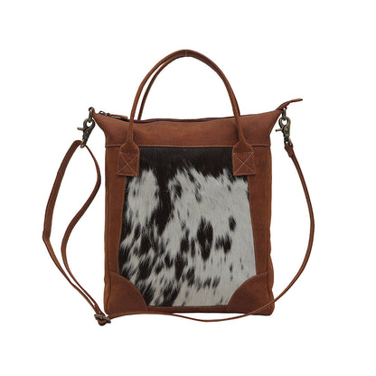 SPIN LEATHER & HAIRON BAG